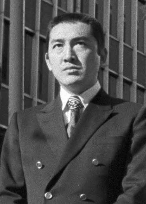 松方弘樹さん（1974年撮影）