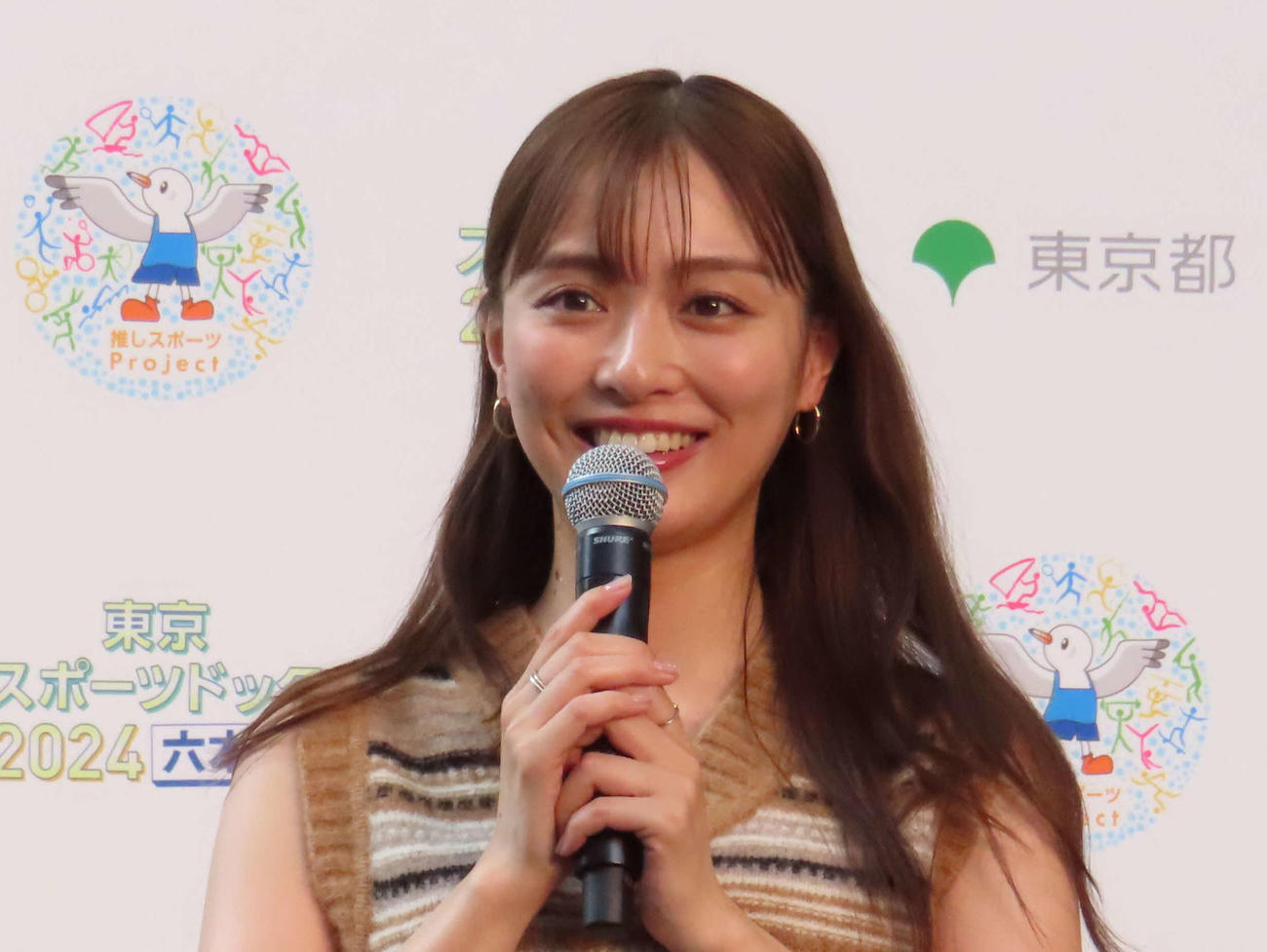 「東京スポーツドック2024」に登場した内田理央（撮影・野見山拓樹）