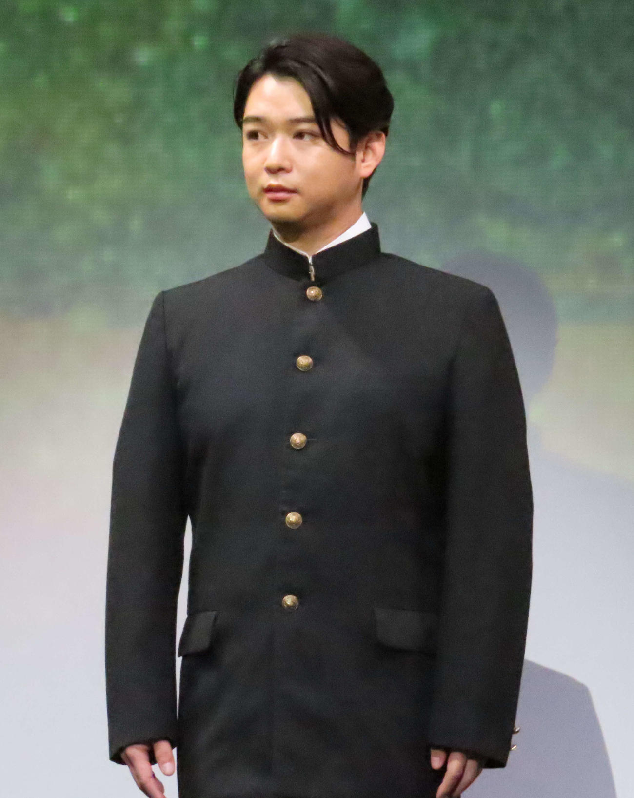 舞台「ワタシタチはモノガタリ」で、フジトリヒトを演じる千葉雄大（撮影・野見山拓樹）