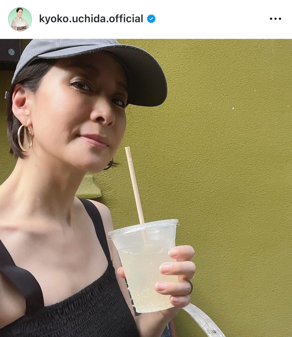内田恭子のインスタグラムから