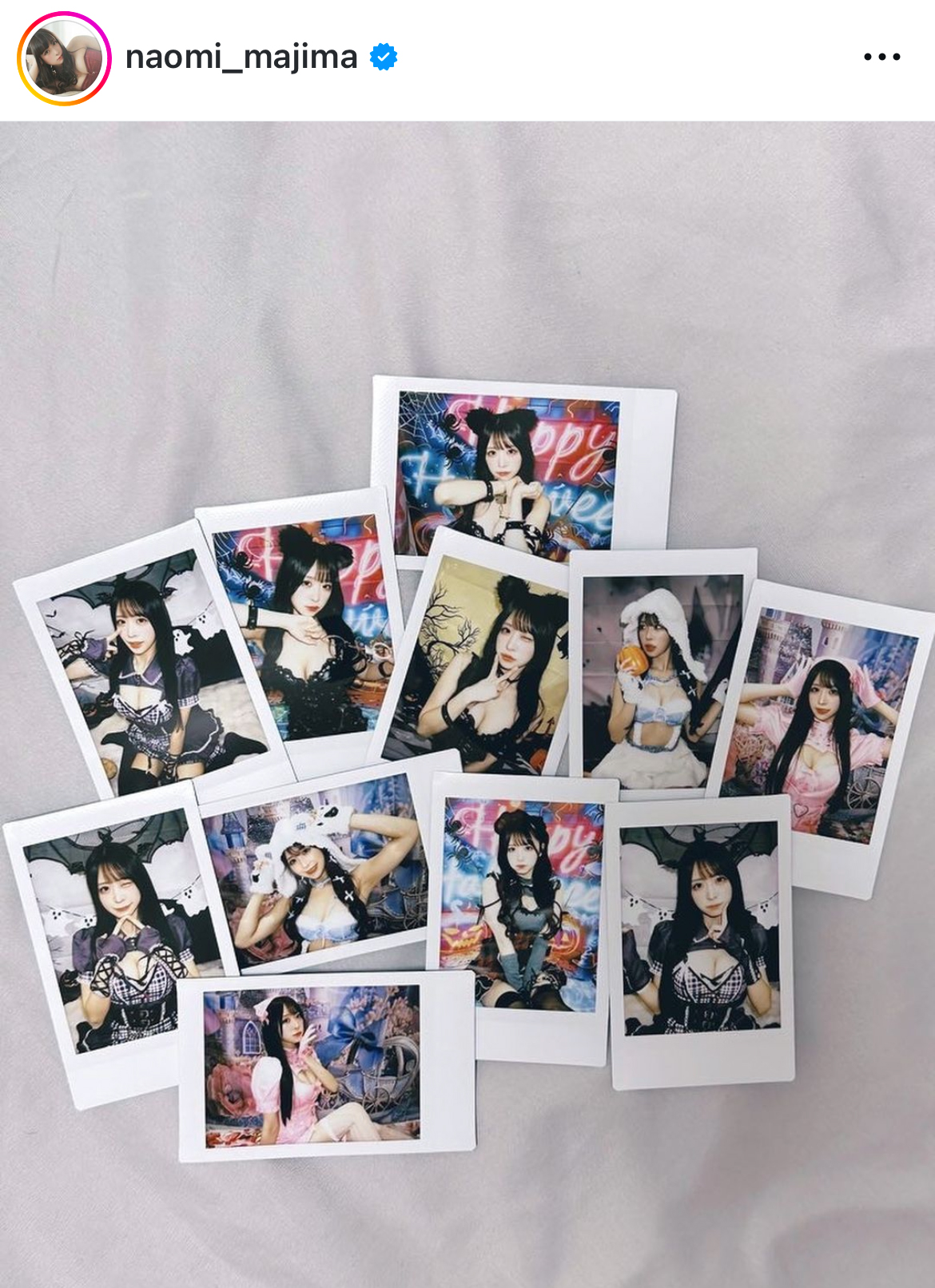 真島なおみのインスタグラムから
