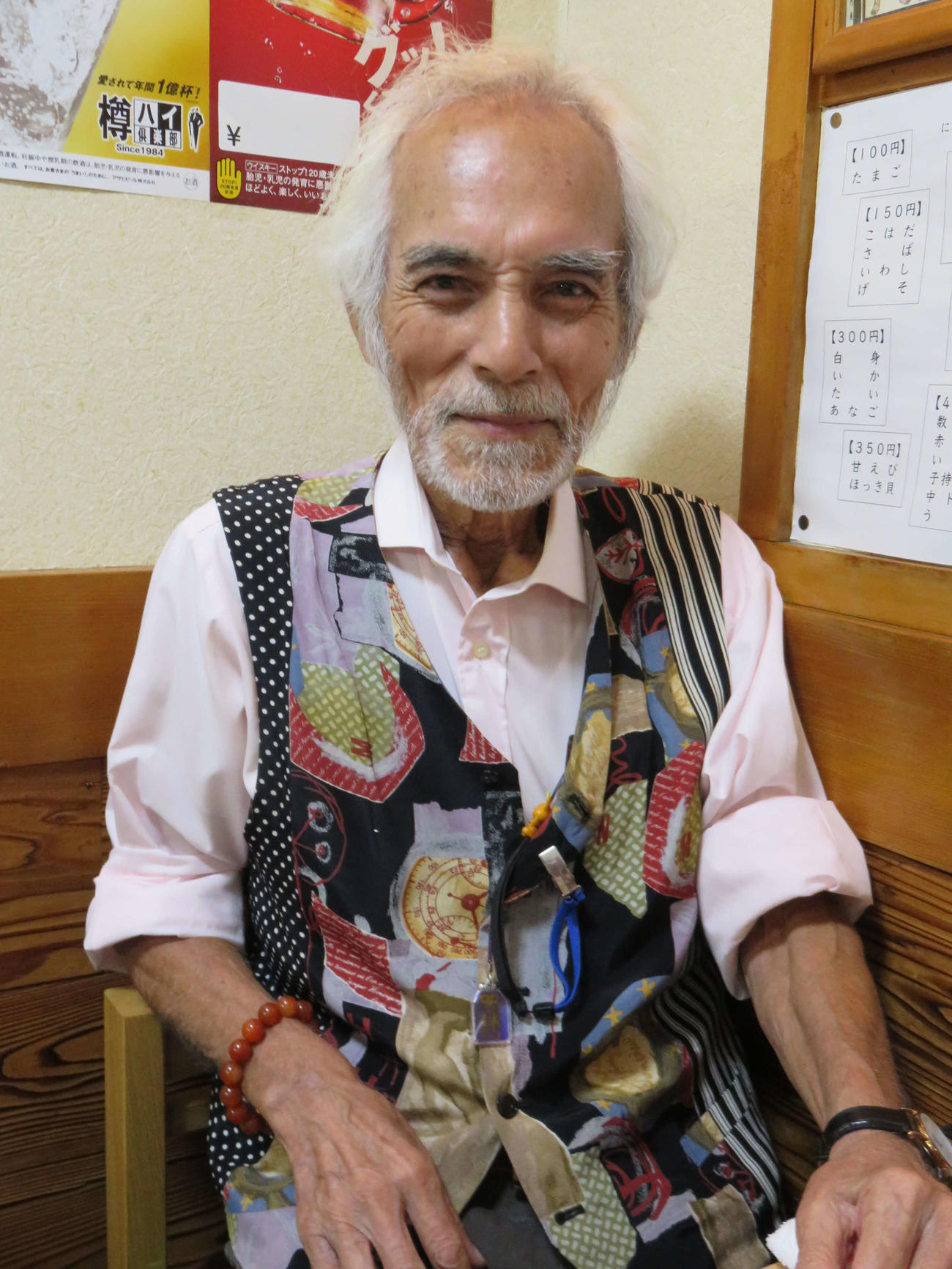 御年78歳、日本人離れした濃い顔立ちで海外からもオファーが来る堀田眞三