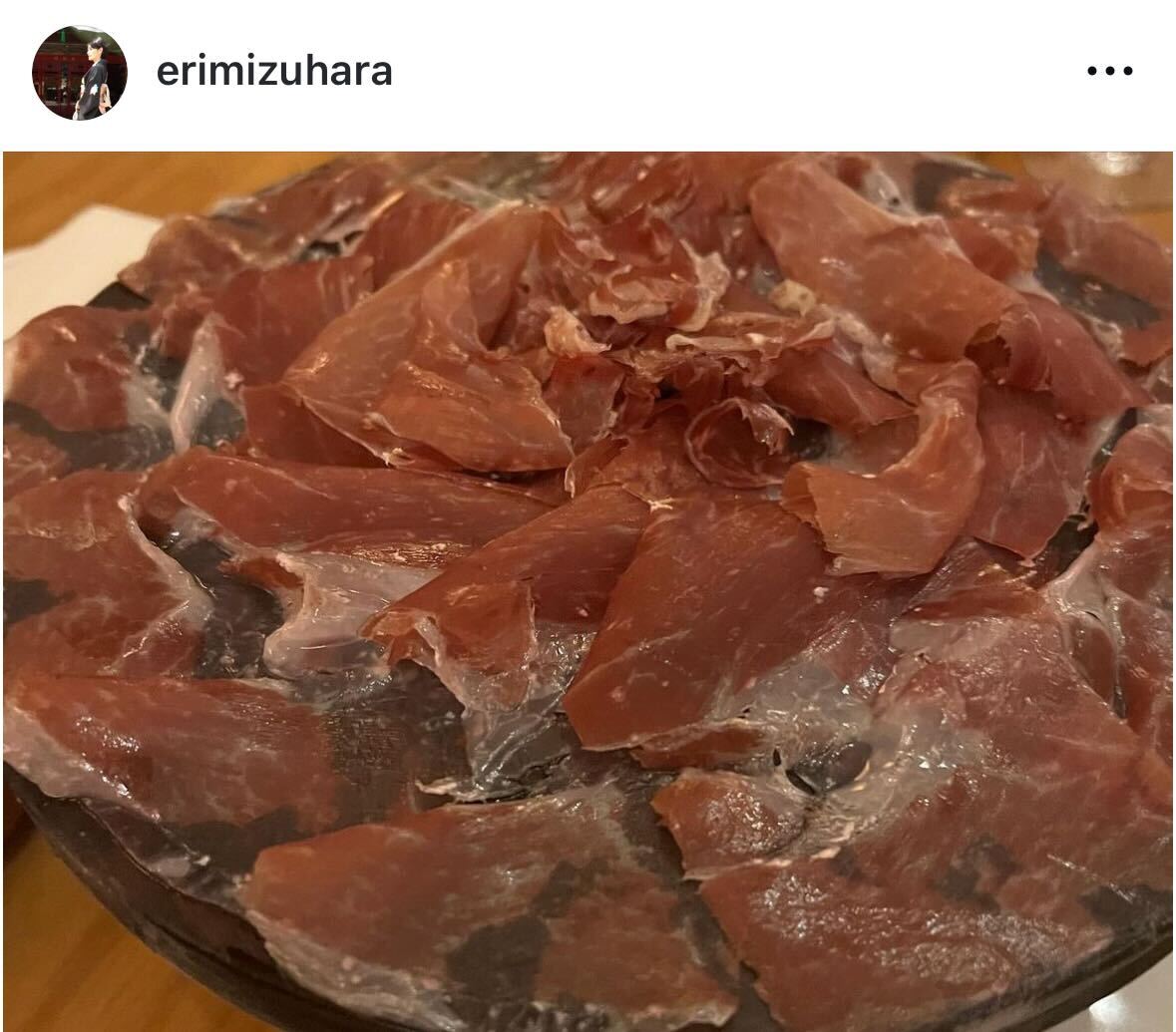 水原恵理アナのインスタグラムから