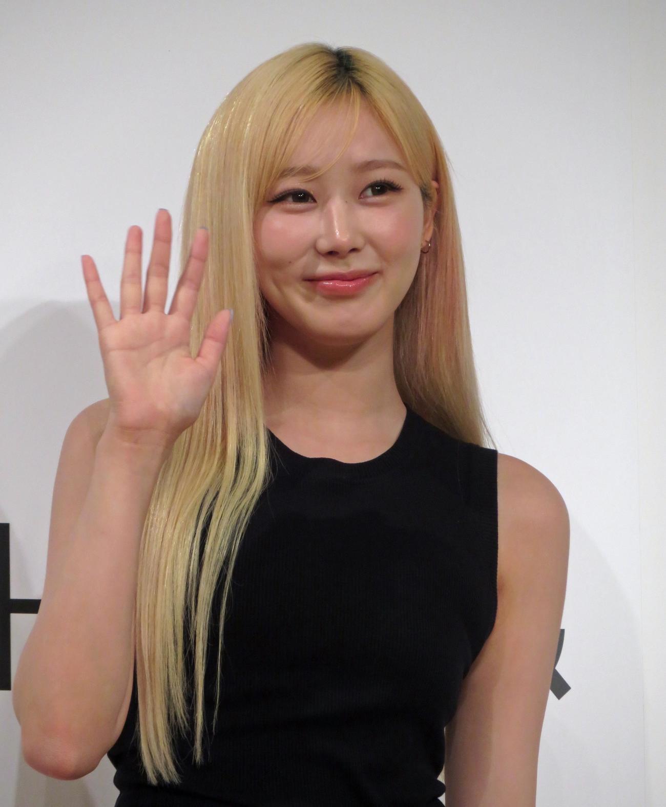 韓国コスメ「EITHER＆」ブランドミューズ就任式に出席しaespaのGISELLE