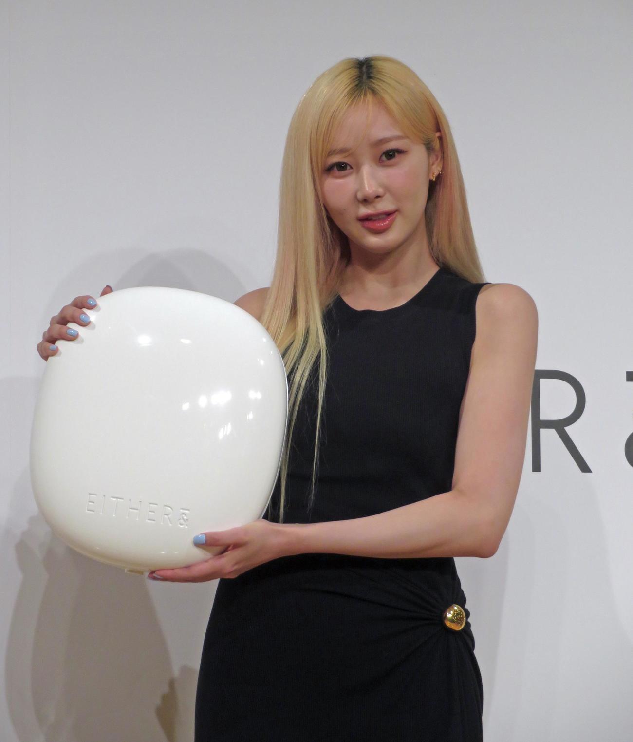 韓国コスメ「EITHER＆」ブランドミューズ就任式に出席しaespaのGISELLE