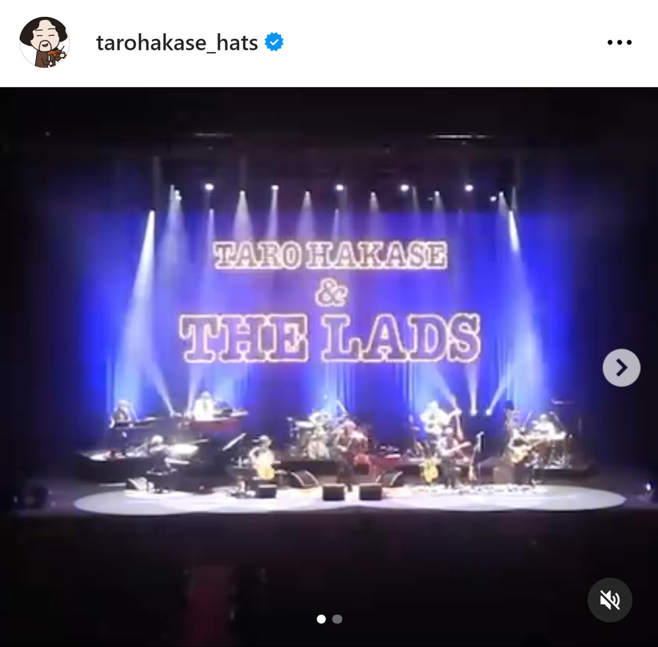 葉加瀬太郎のインスタグラムから
