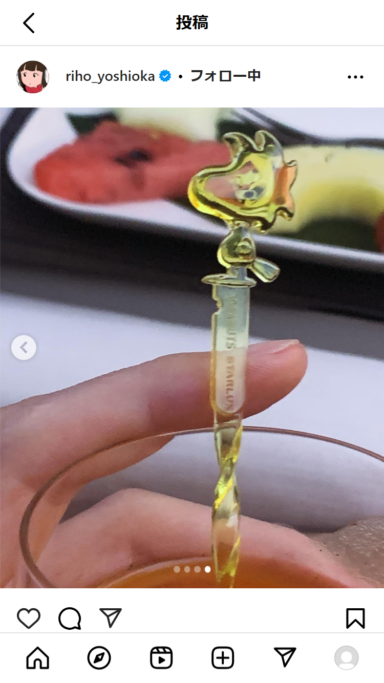 吉岡里帆のインスタグラムから