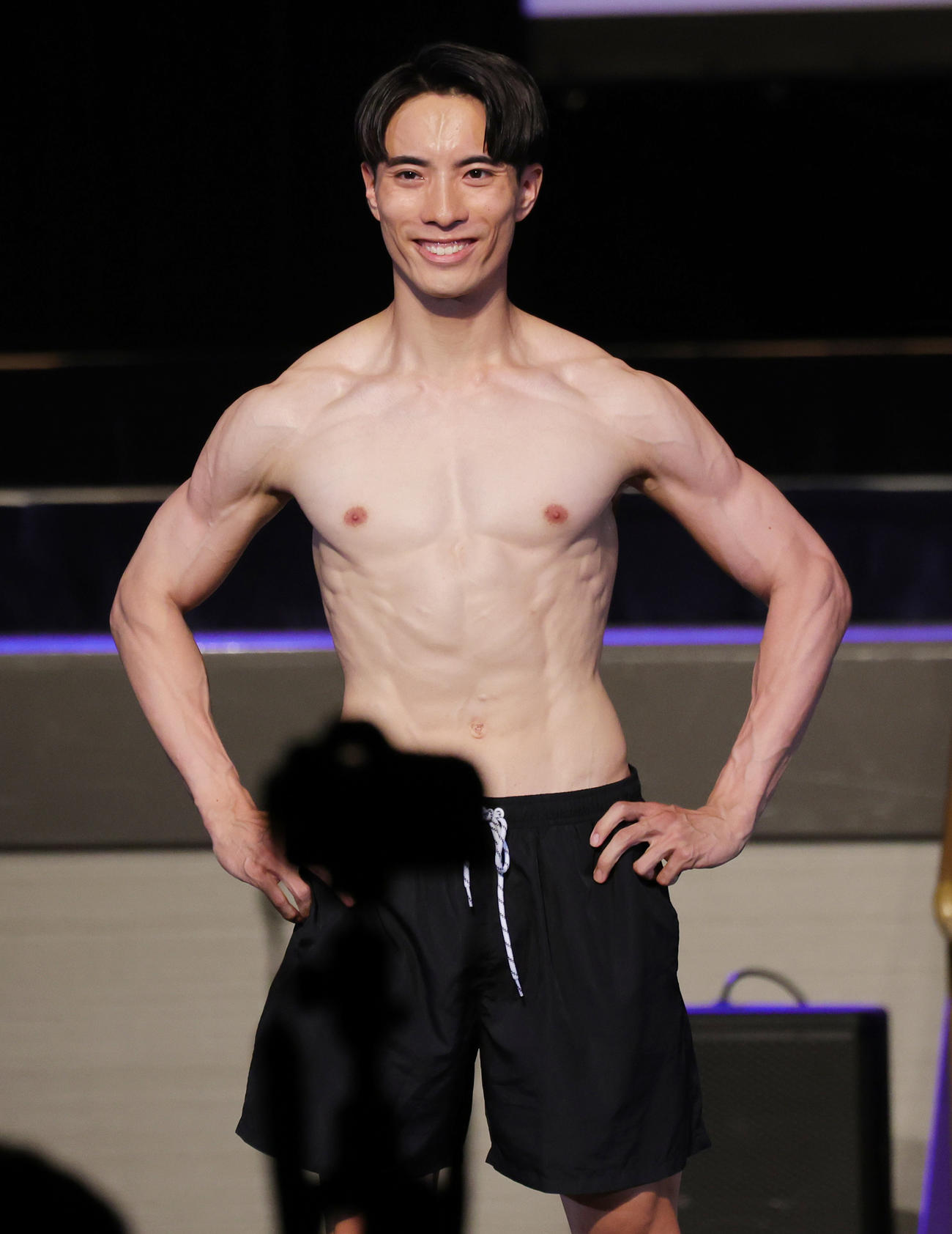 ミスター・ジャパングランプリを受賞した京都代表の池田和樹さん（撮影・野上伸悟）