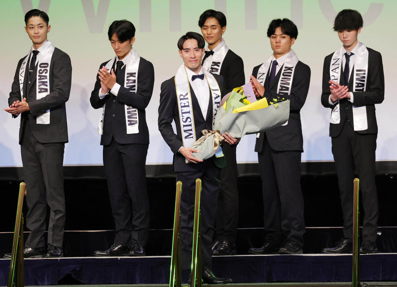 ミスター・ジャパングランプリを受賞した京都代表の池田和樹さん（撮影・野上伸悟）