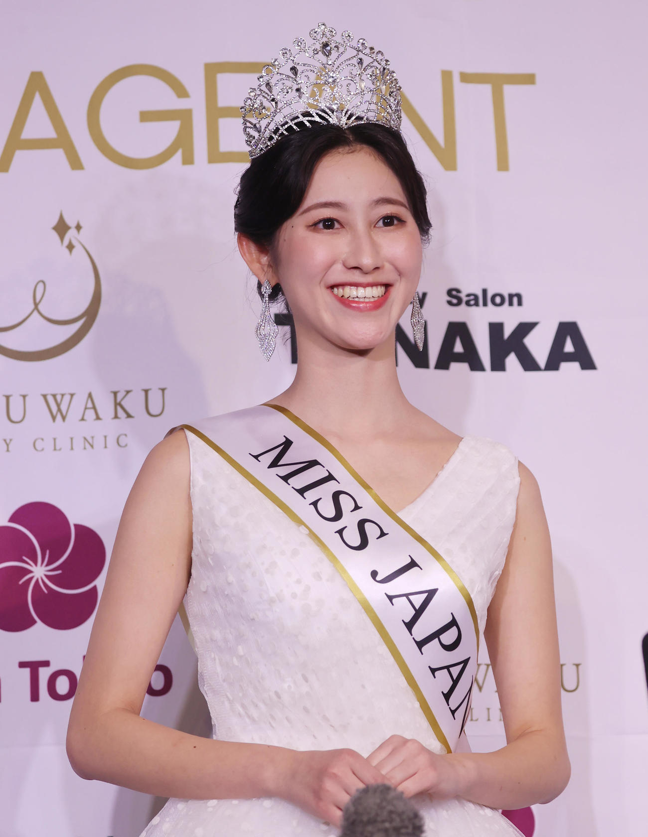 2024ミス・ジャパングランプリの香川代表、都島涼香さん（撮影・野上伸悟）
