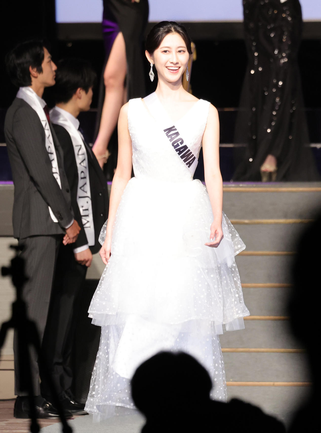 2024ミス・ジャパングランプリの香川代表、都島涼香さん（撮影・野上伸悟）