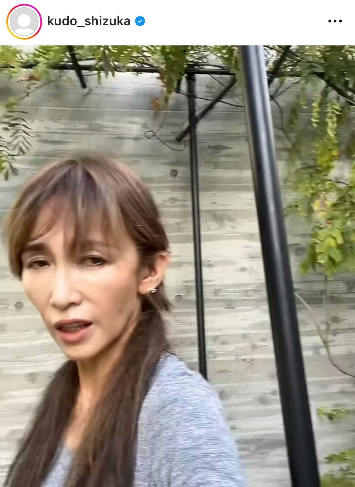 工藤静香のインスタグラムから