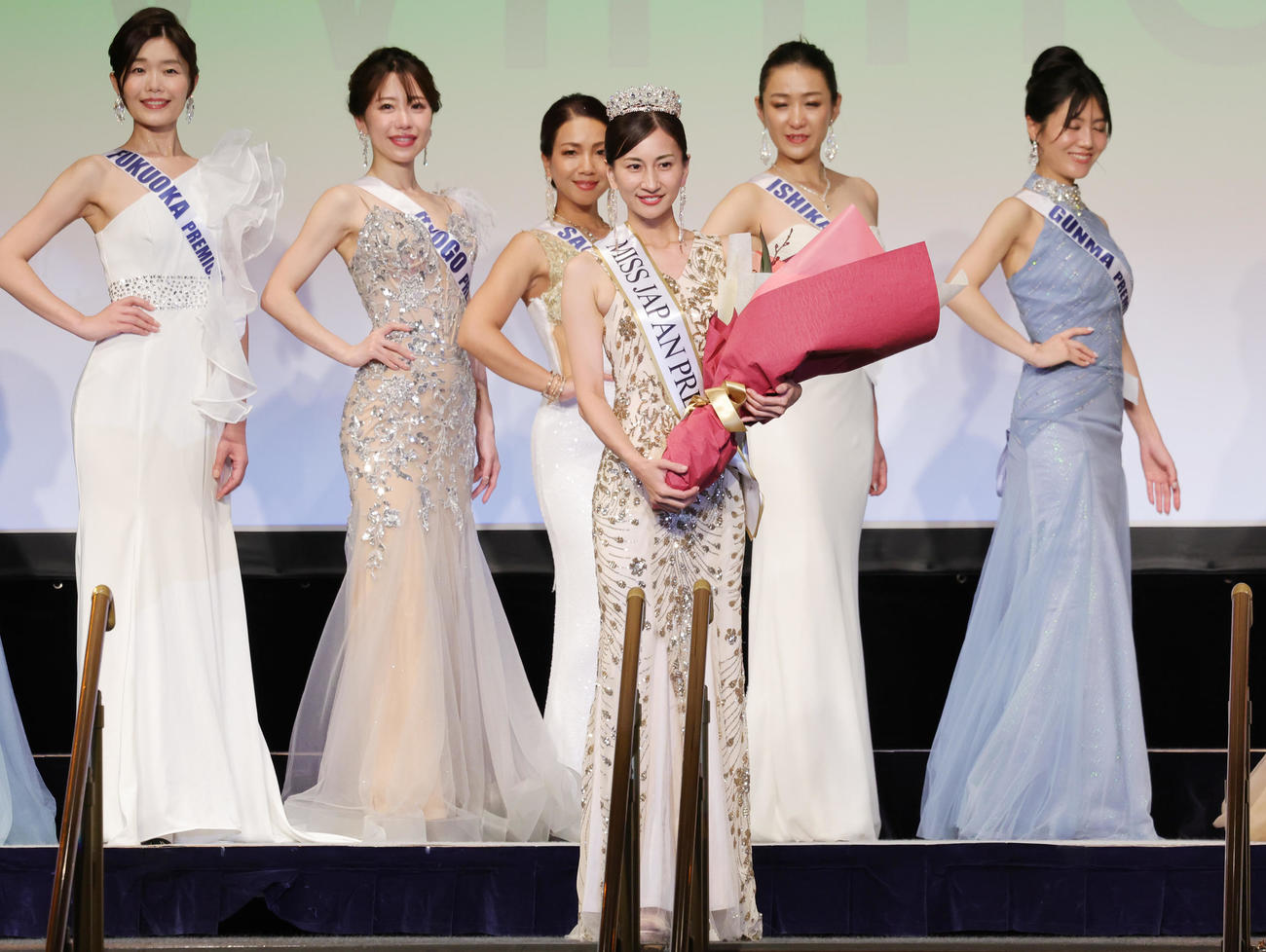 ミス・ジャパン・プレミアムでグランプリ人輝いた千葉代表の和泉テルミさん（撮影・野上伸悟）