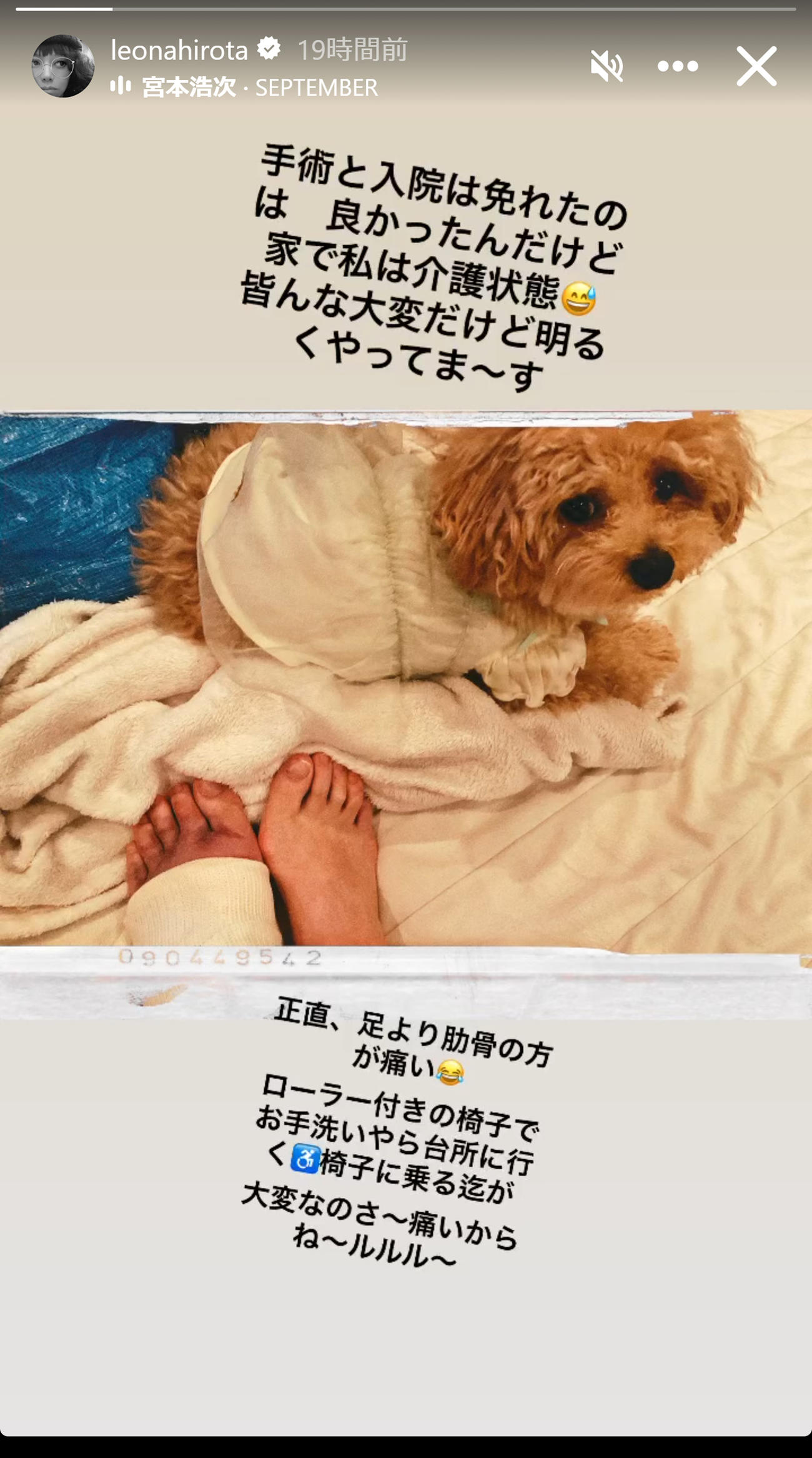 広田レオナのインスタグラムから