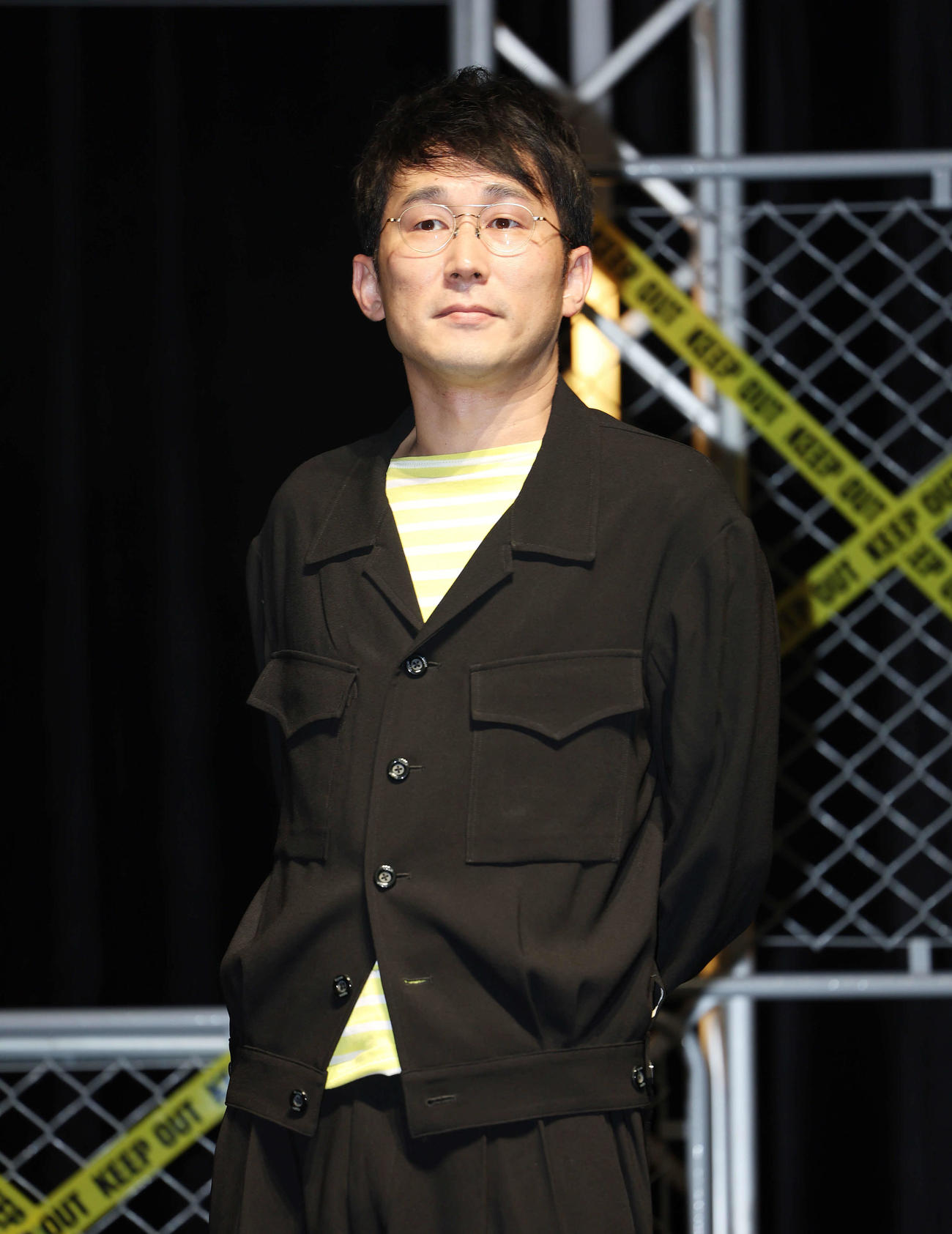 ドラマ「No Activity」シーズン2配信記念イベントに登壇したシソンヌじろう（撮影・宮地輝）