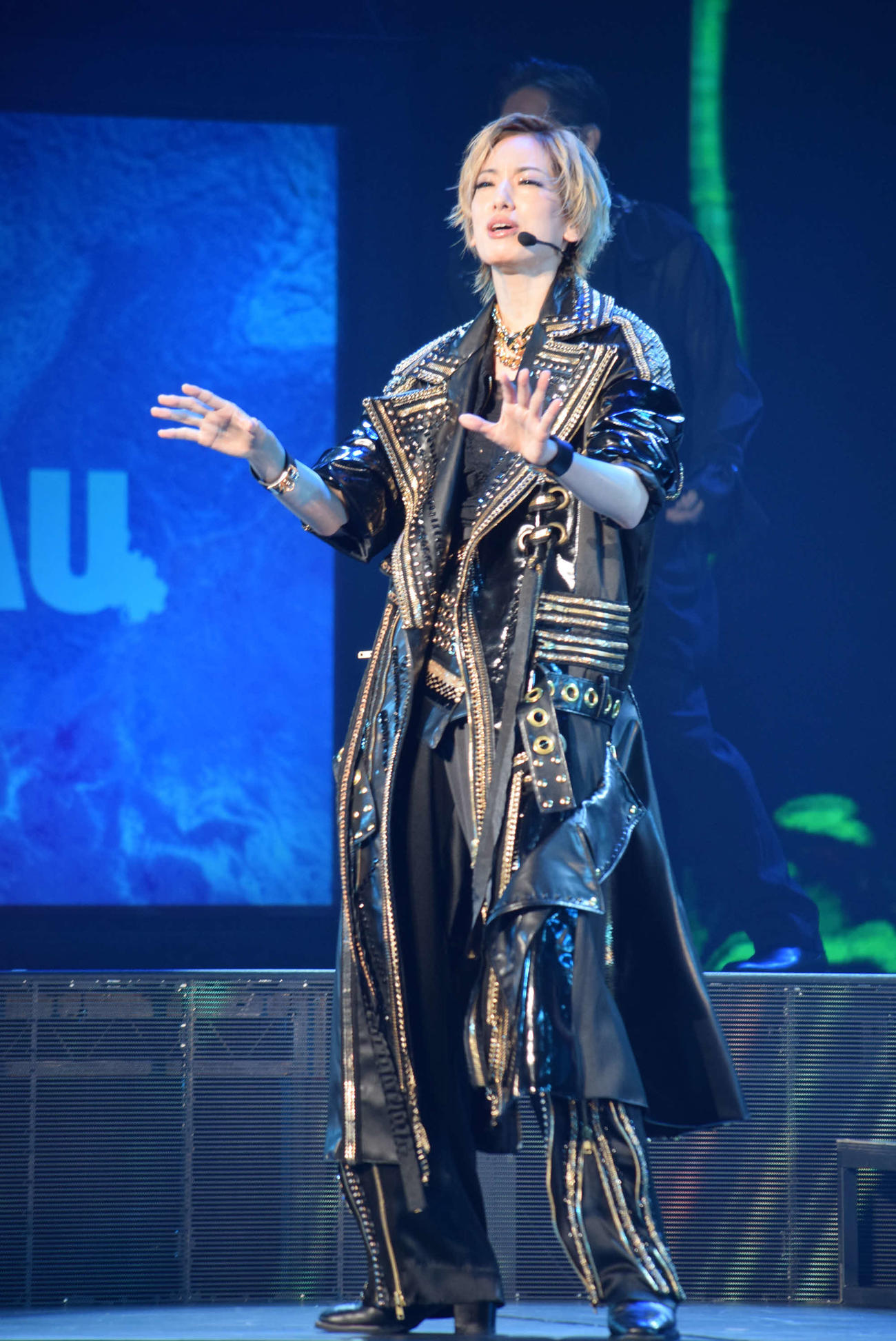 宝塚歌劇団退団後初コンサート「TABLEAU」を開催した柚香光（撮影・阪口孝志）
