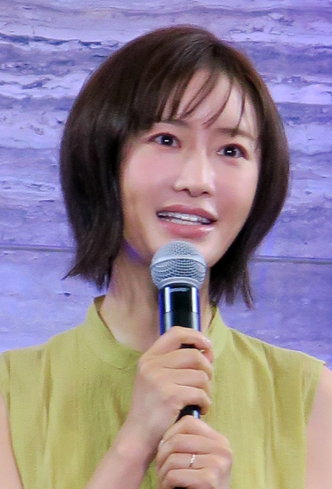 松本まりか(2024年7月撮影)