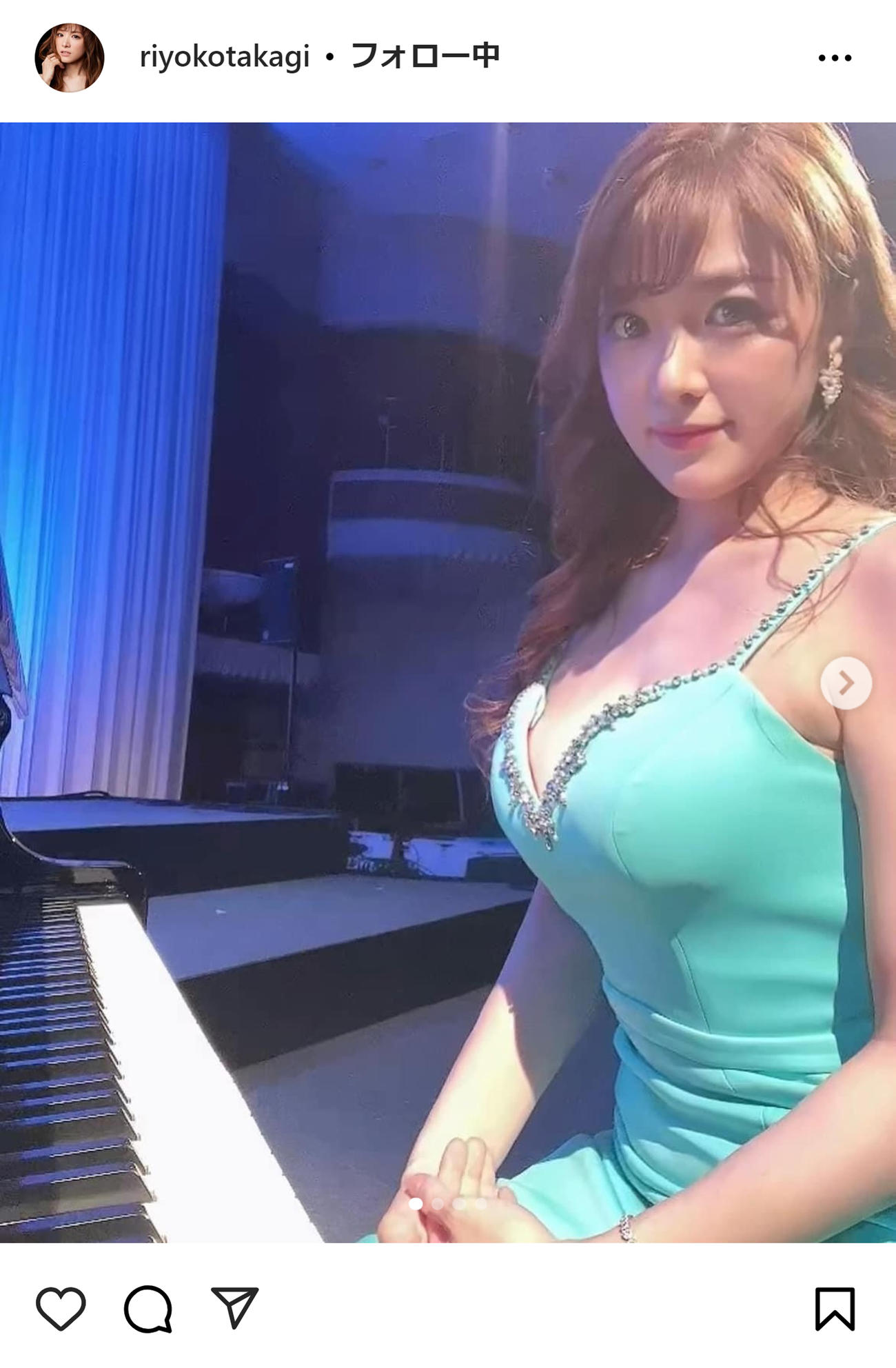 高木里代子のインスタグラムから