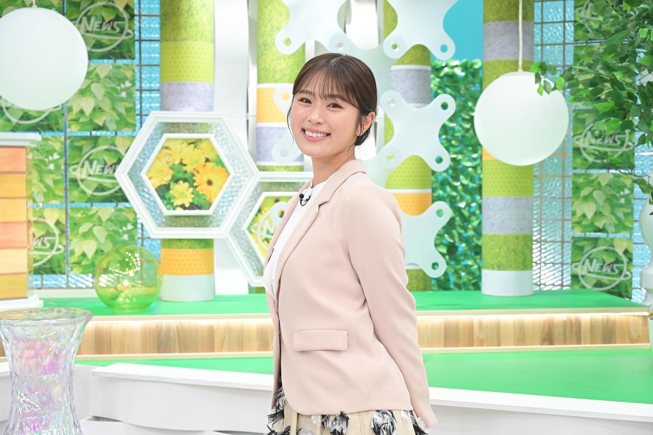 ニュースキャスターに初挑戦した渋谷凪咲（C）MBS