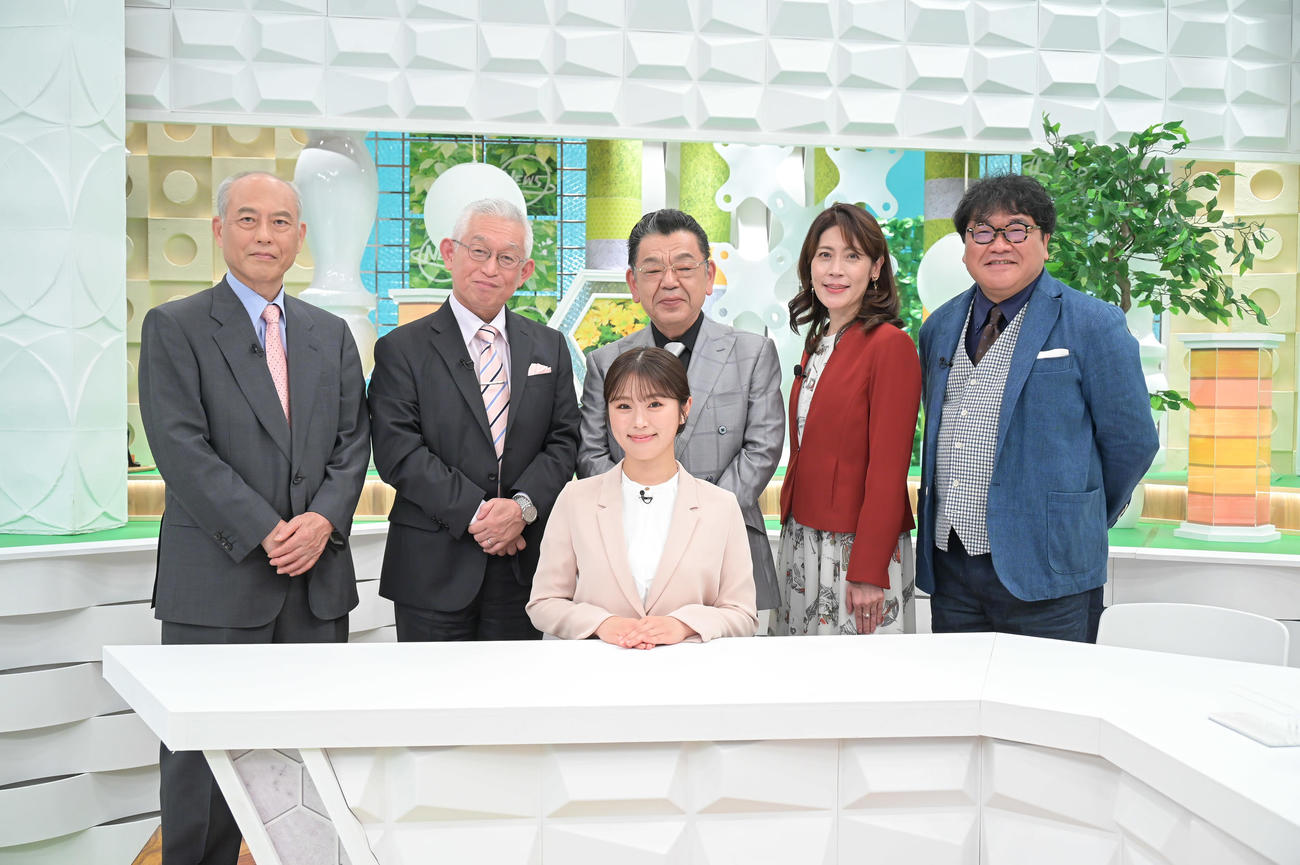 「5人の解説者」とニュースキャスターに初挑戦した渋谷凪咲（C）MBS