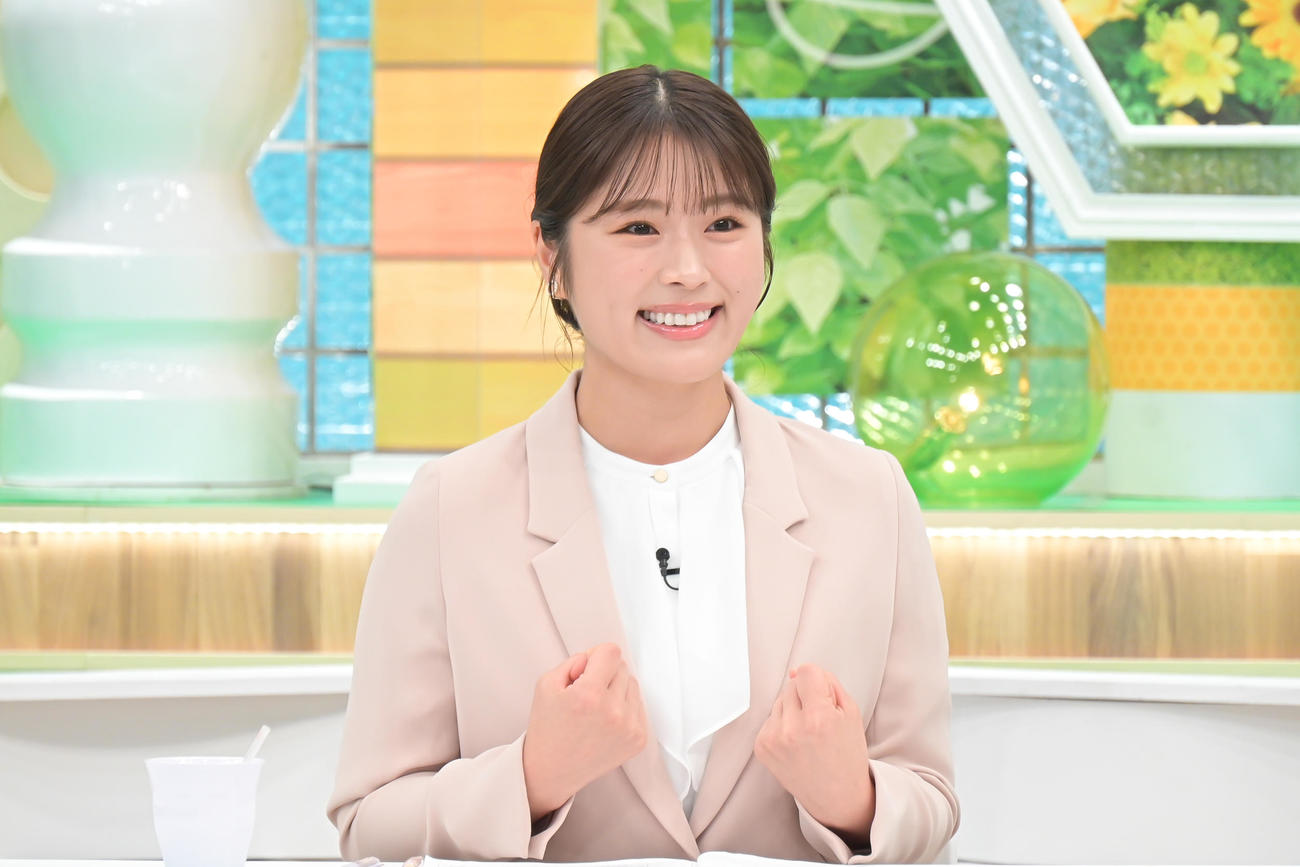 ニュースキャスターに初挑戦した渋谷凪咲（C）MBS