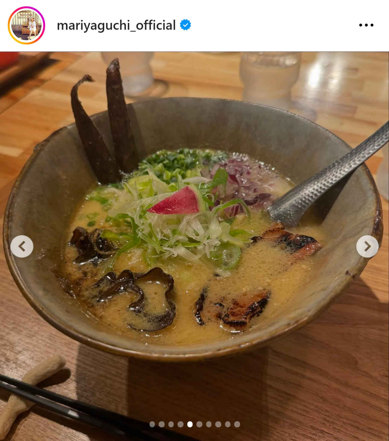 矢口真里のインスタグラムから