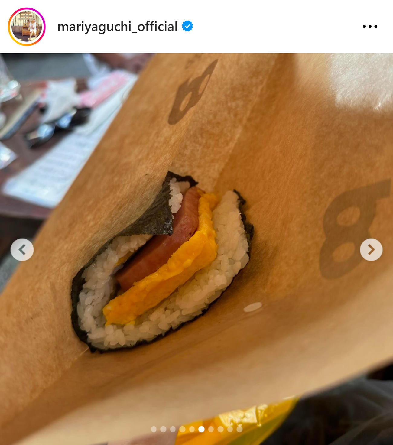 矢口真里のインスタグラムから