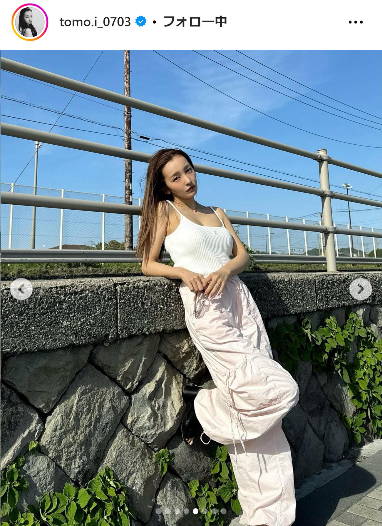 板野友美のインスタグラムから