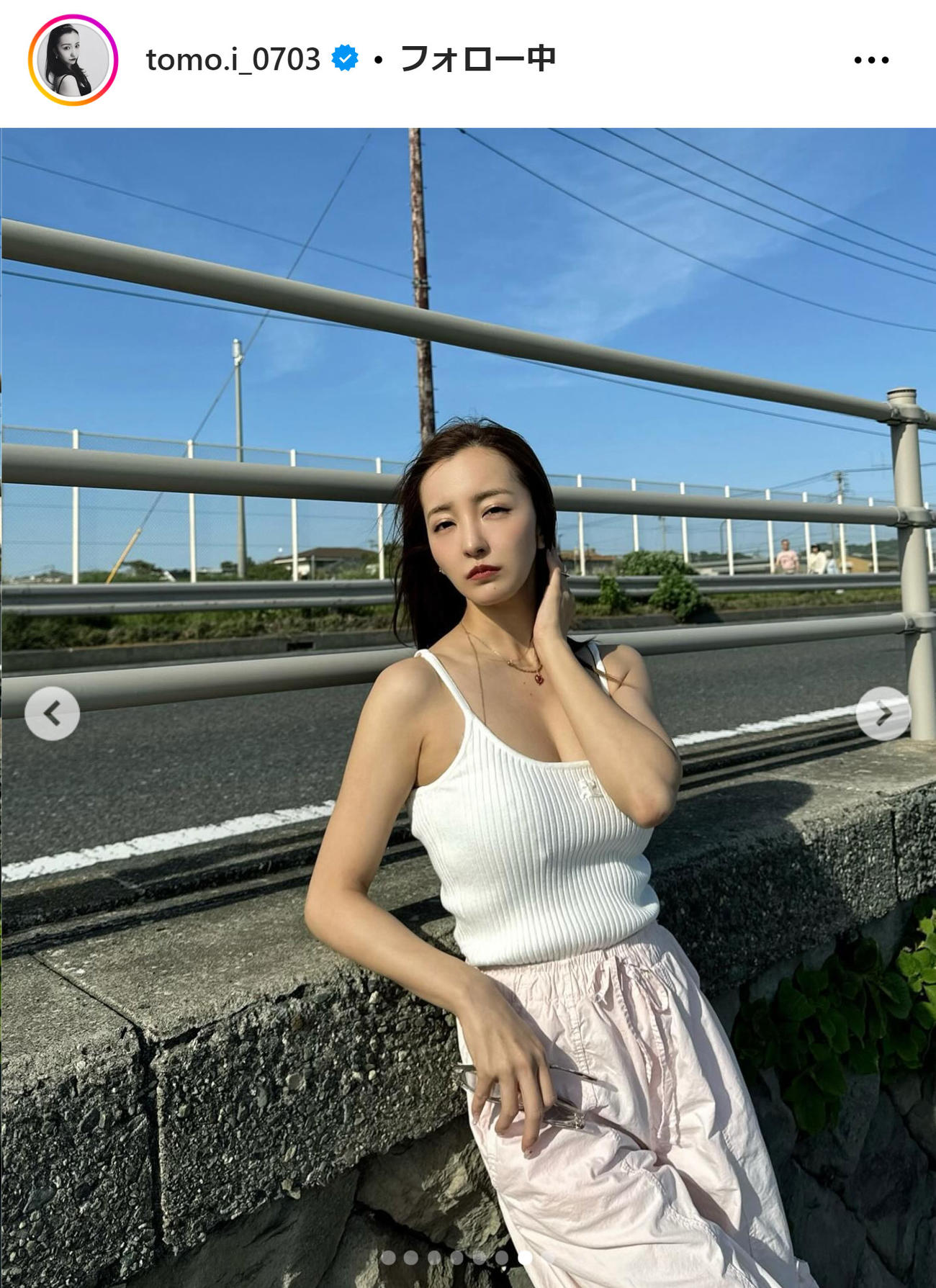 板野友美のインスタグラムから