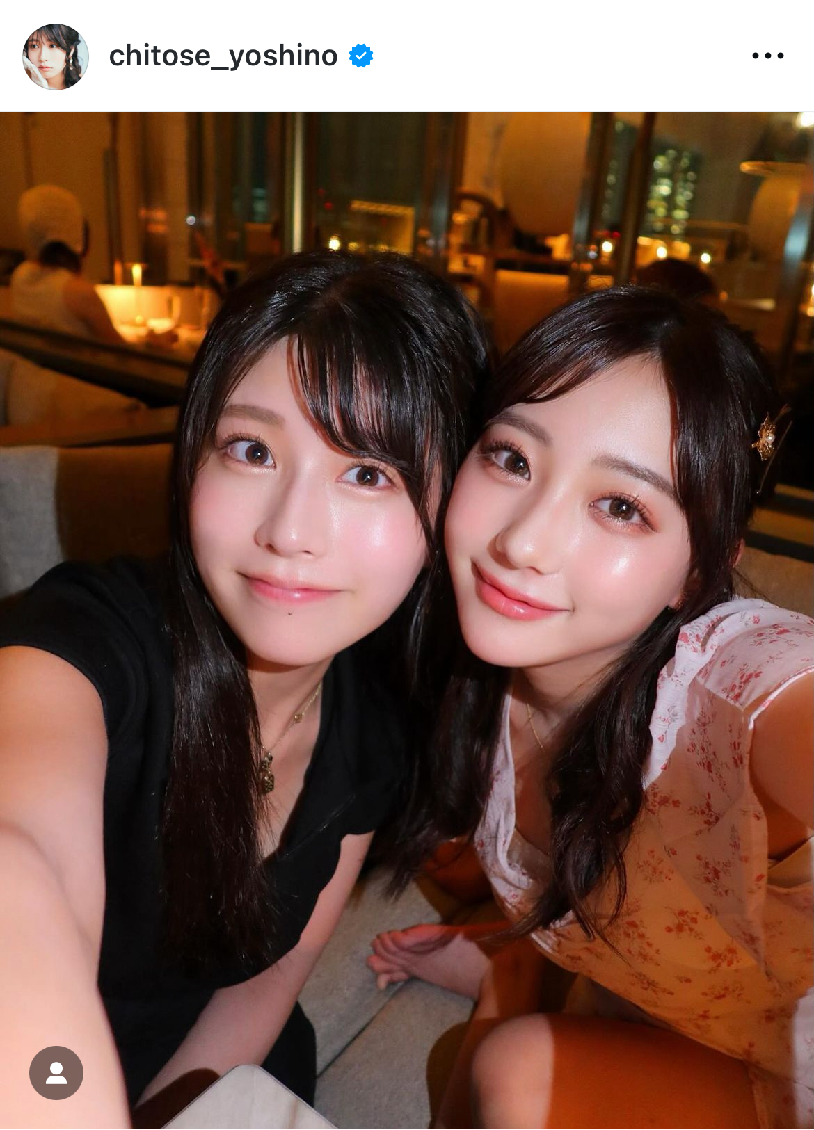 ちとせよしののインスタグラムから