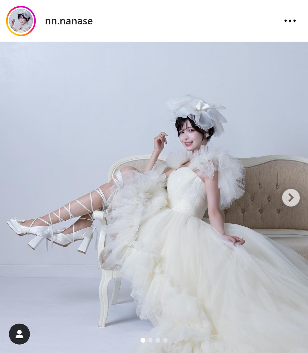 七瀬ななのインスタグラムから