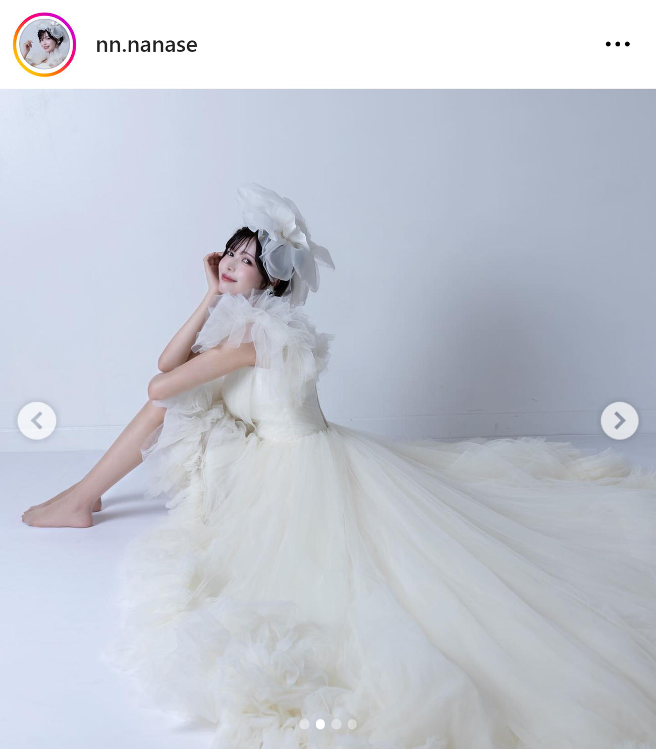 七瀬ななのインスタグラムから