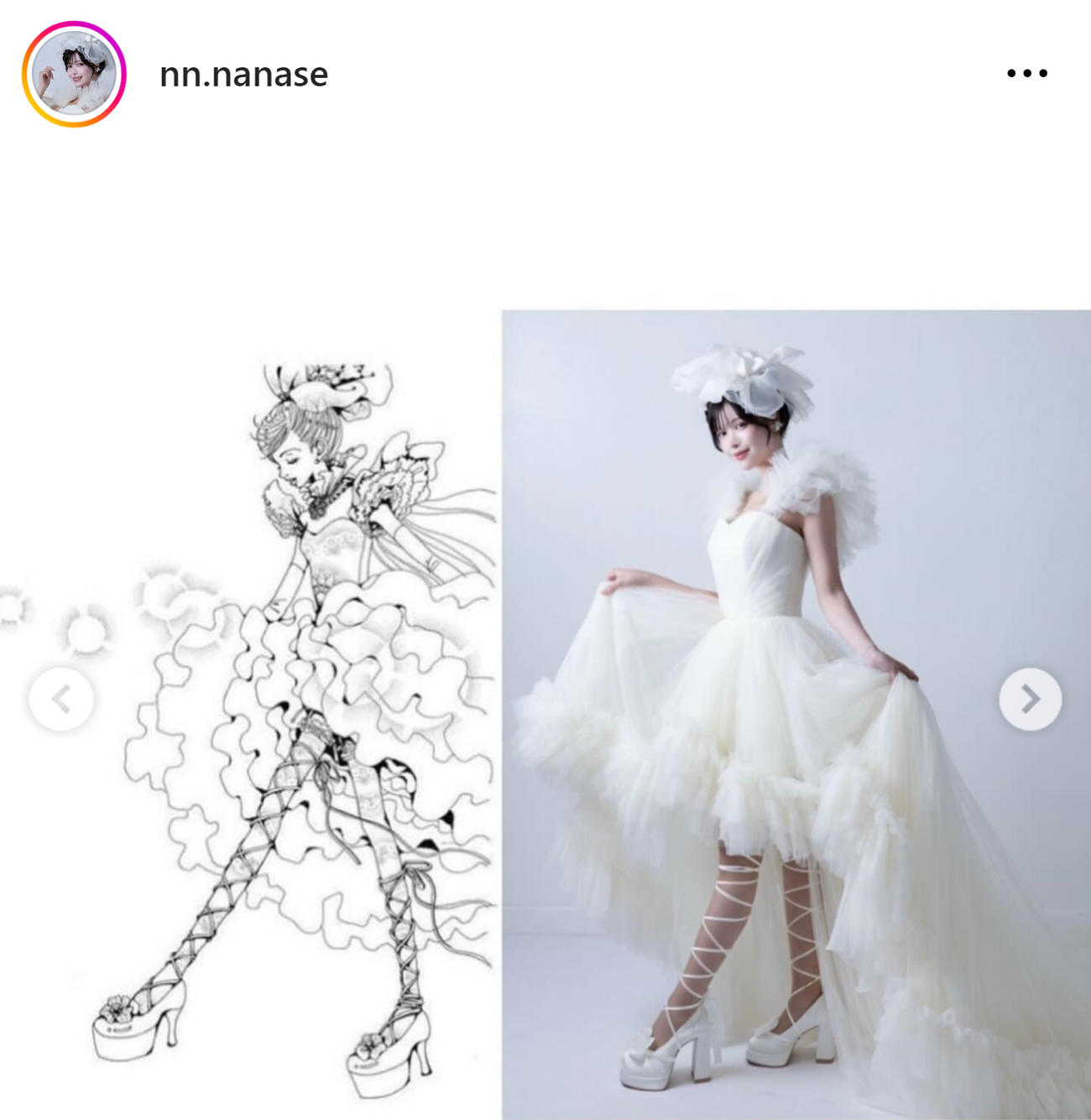 七瀬ななのインスタグラムから