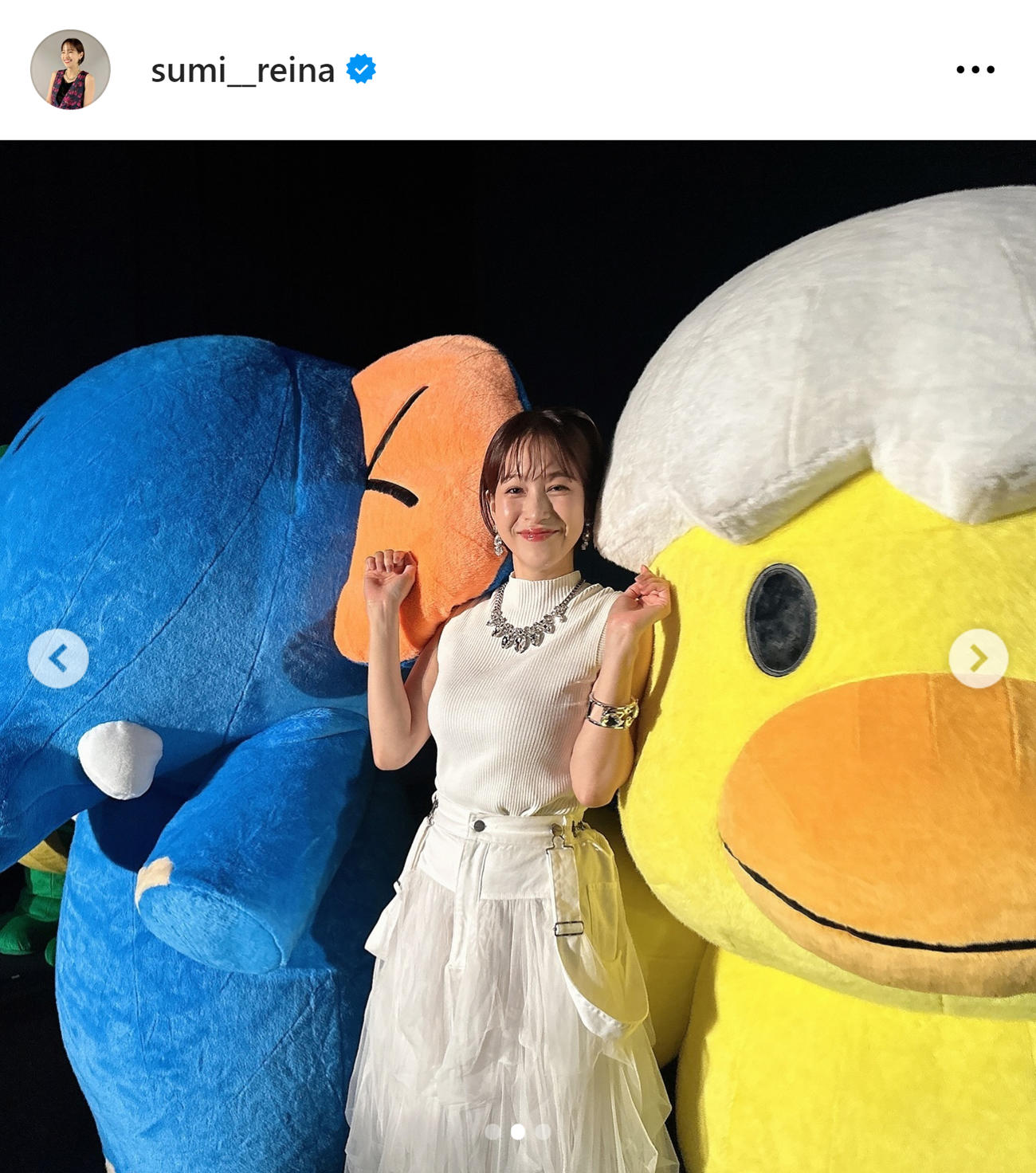 鷲見玲奈のインスタグラムから