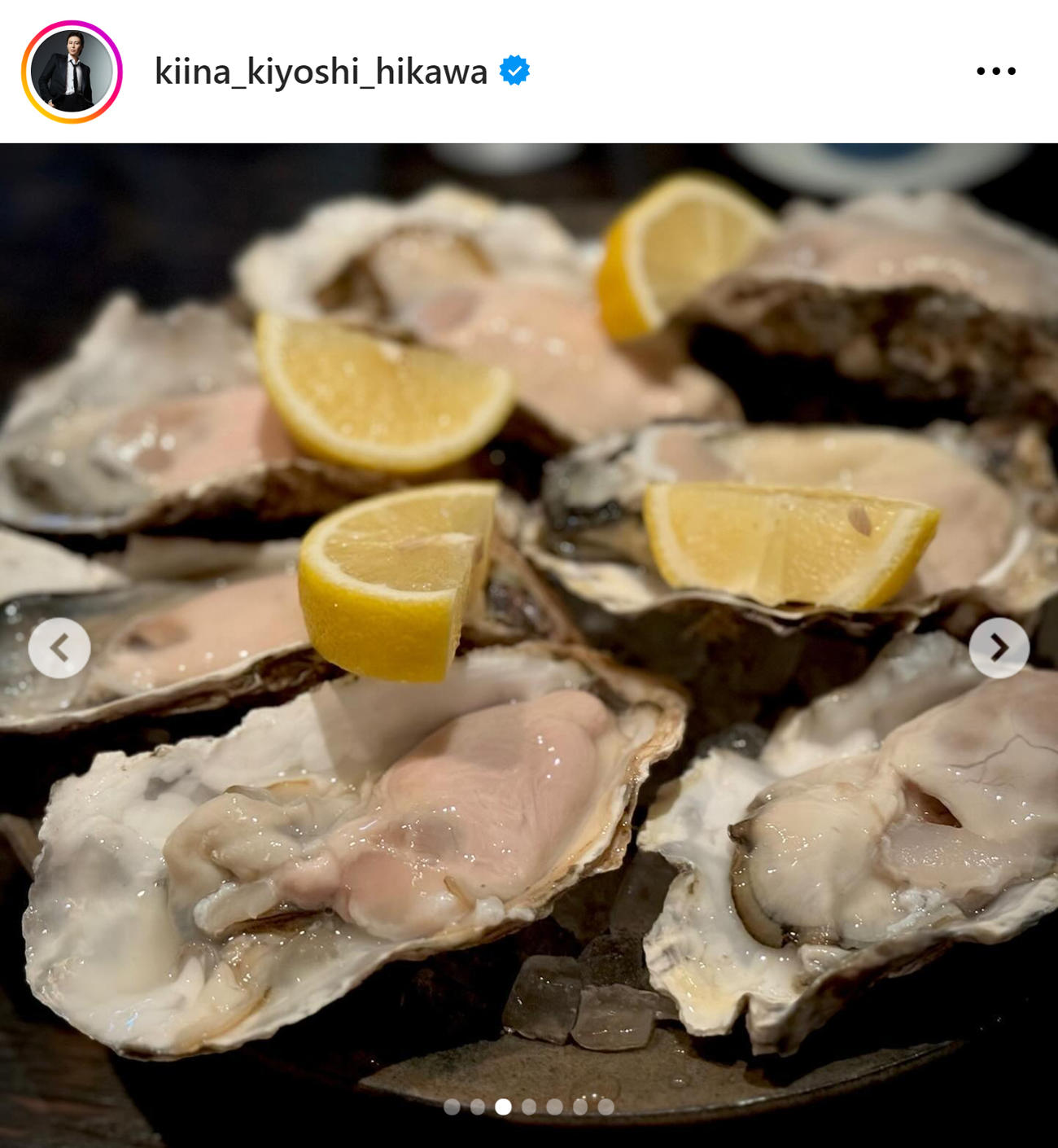 氷川きよしのインスタグラムから