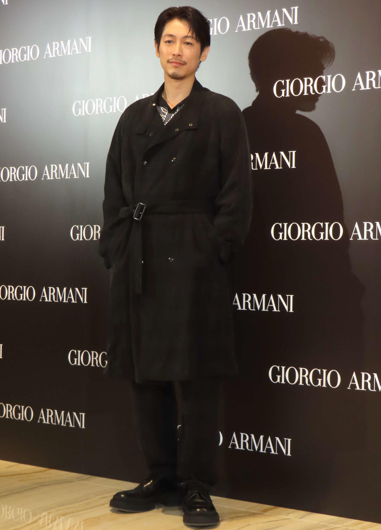 「ジョルジオ　アルマーニ　表参道店オープニングセレモニーイベント」に登壇したディーン・フジオカ