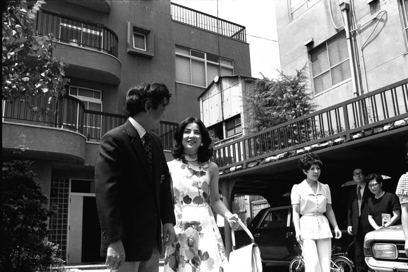 吉永小百合・岡田太郎結婚式（1973年8月撮影）