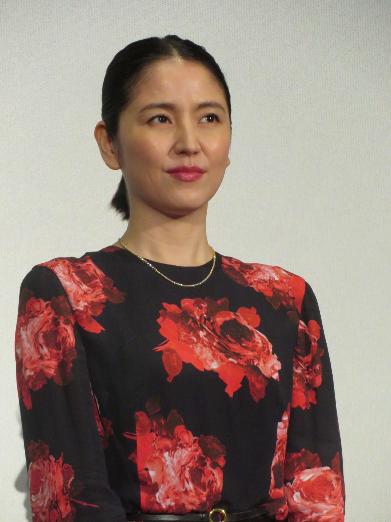 映画「スオミの話をしよう」初日舞台あいさつに登壇した長澤まさみ（撮影・村上幸将）