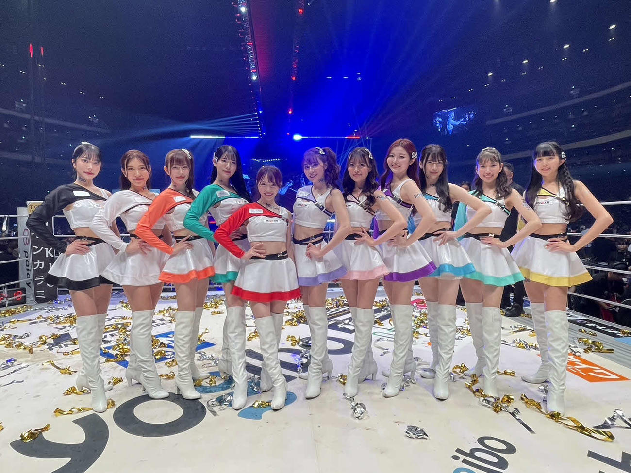 リングを彩る「RIZINガール」2025年も9月17日まで募集している