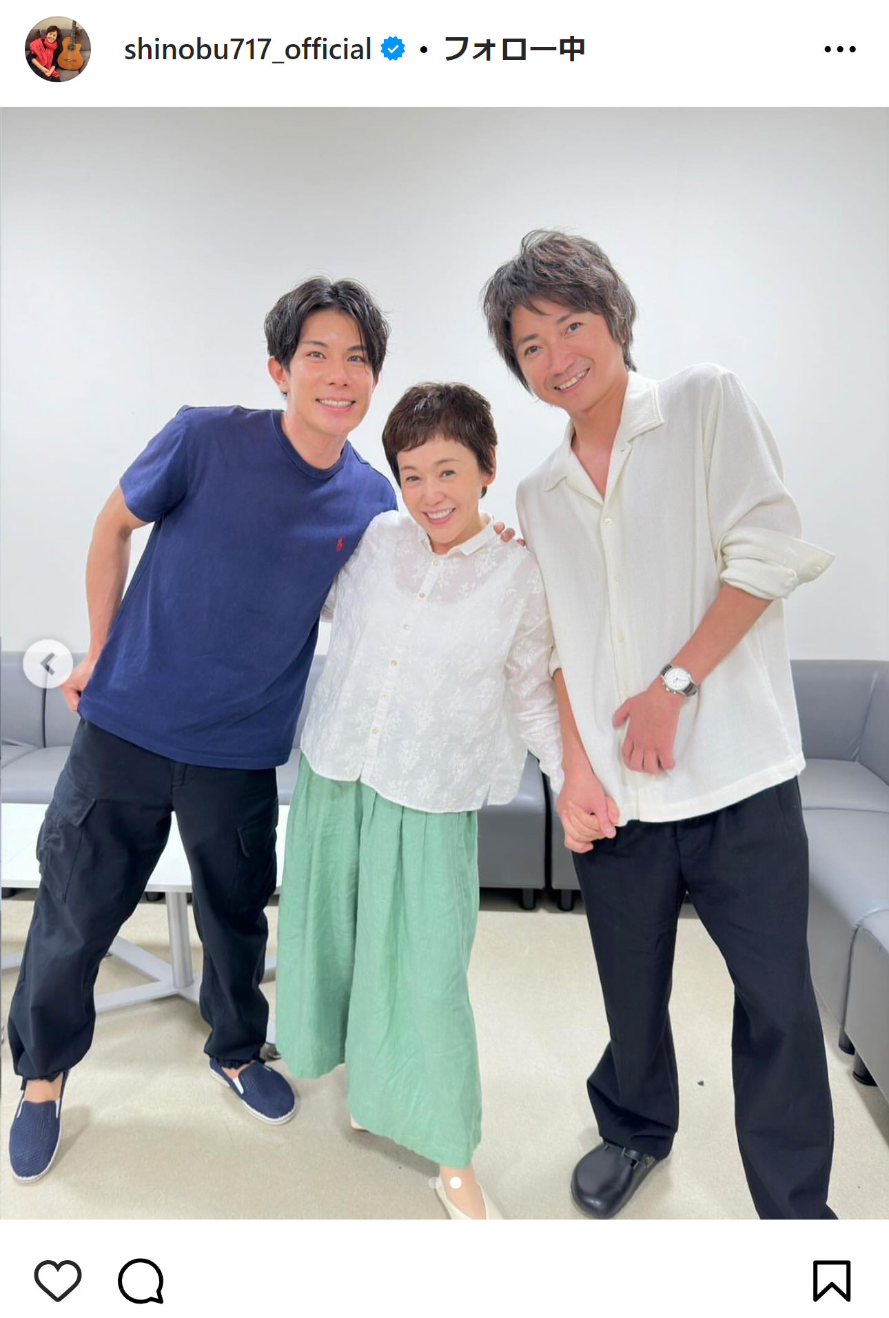 大竹しのぶのインスタグラムから