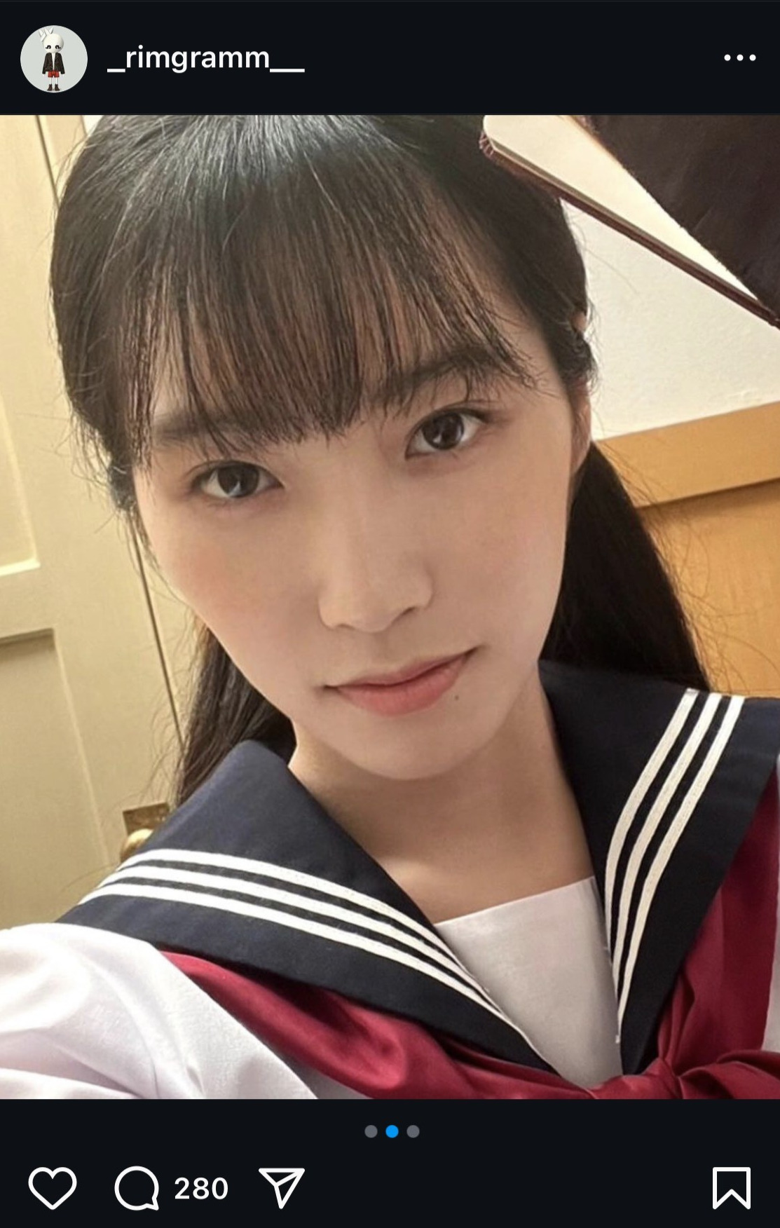 片岡凜のインスタグラムから