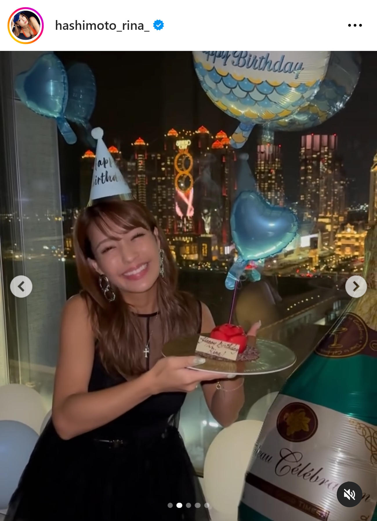 橋本梨菜のインスタグラムから