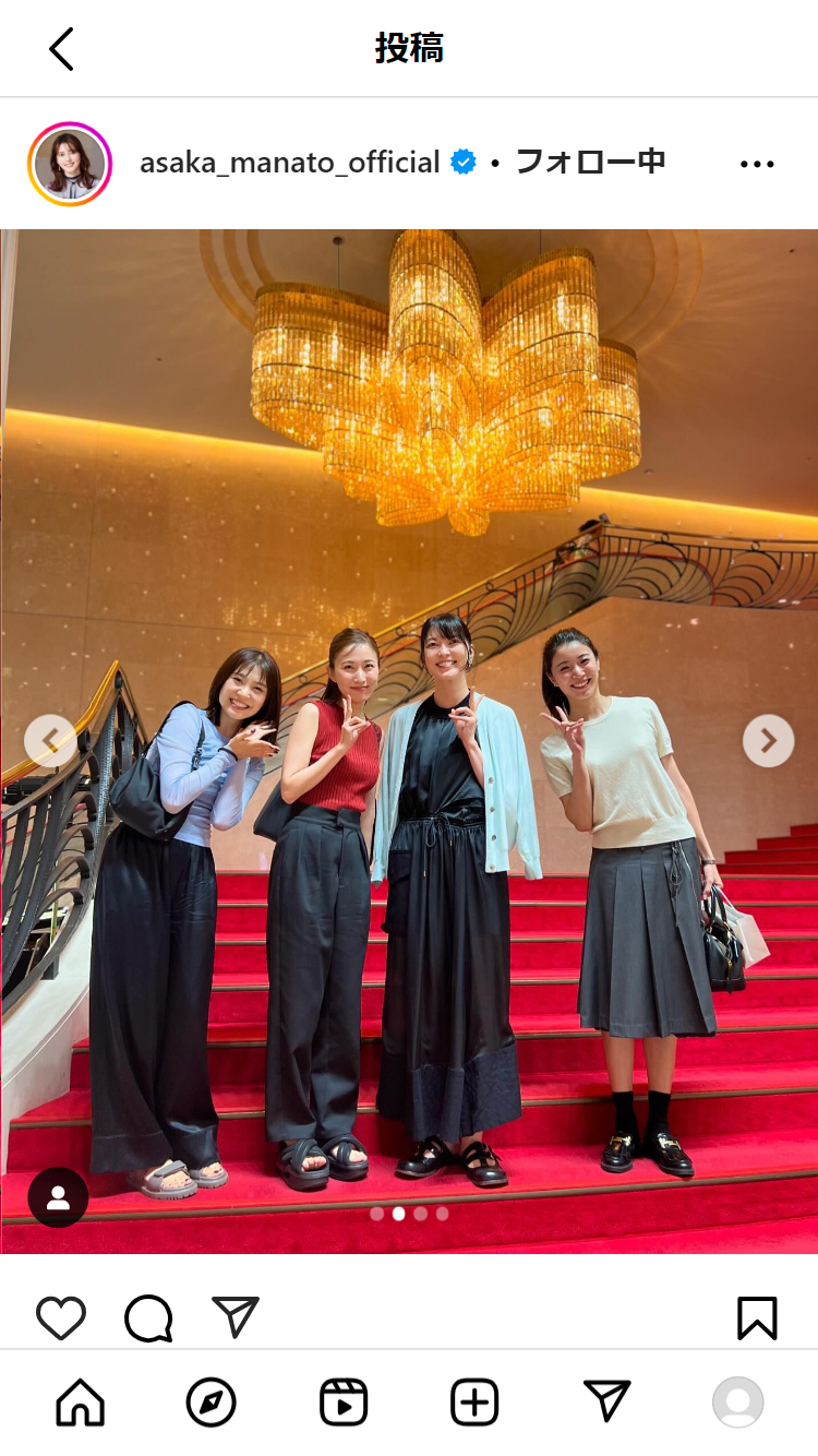 朝夏まなとのインスタグラムから