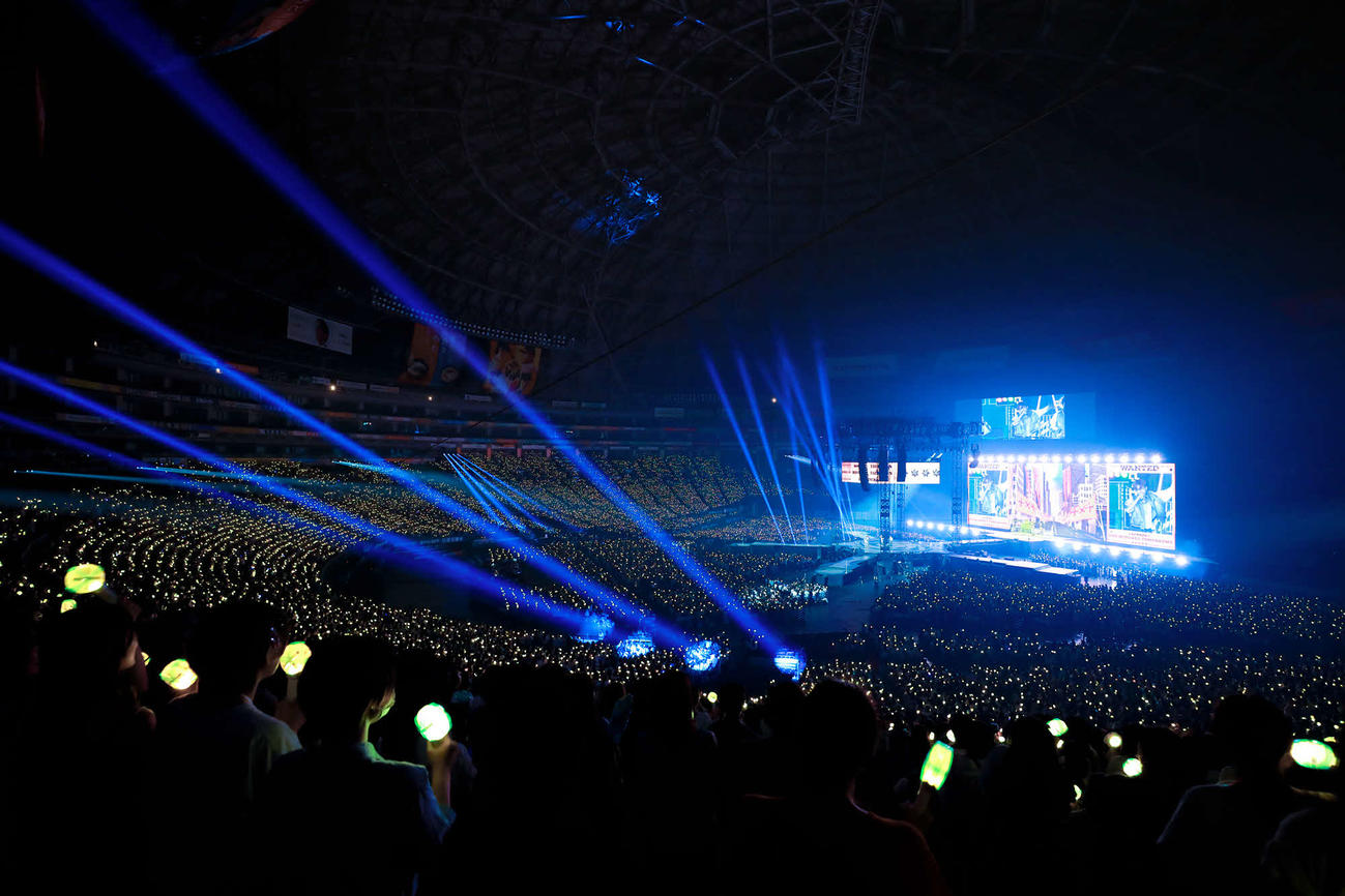 みずほPayPayドーム福岡で公演を行ったTOMORROW X TOGETHER（(P)＆(C) BIGHIT MUSIC）