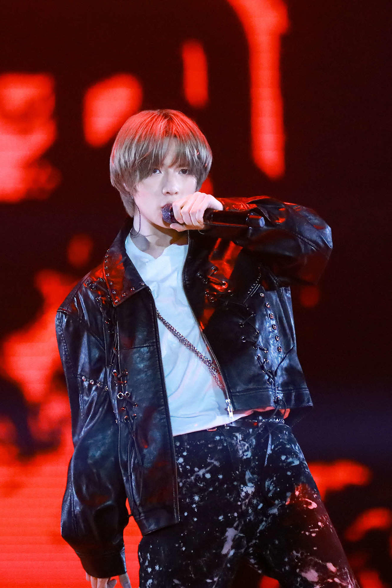 みずほPayPayドーム福岡で公演を行ったTOMORROW X TOGETHERのBEOMGYU (P)＆(C) BIGHIT MUSIC