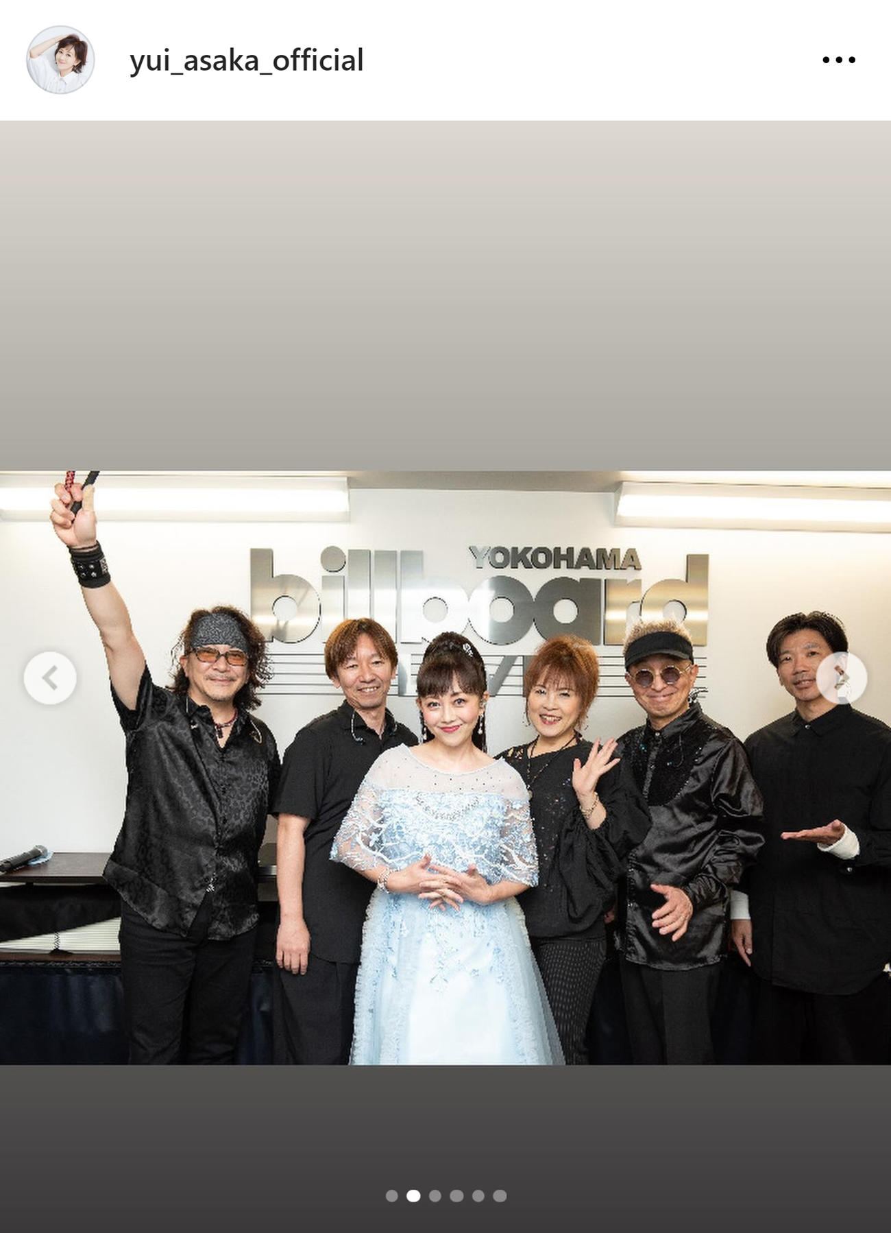 浅香唯のインスタグラムから