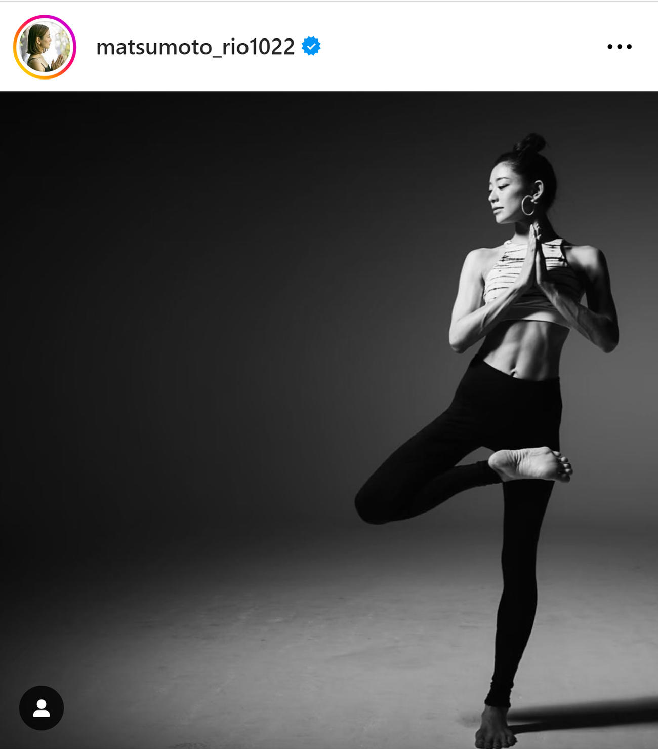 松本莉緒のインスタグラムから