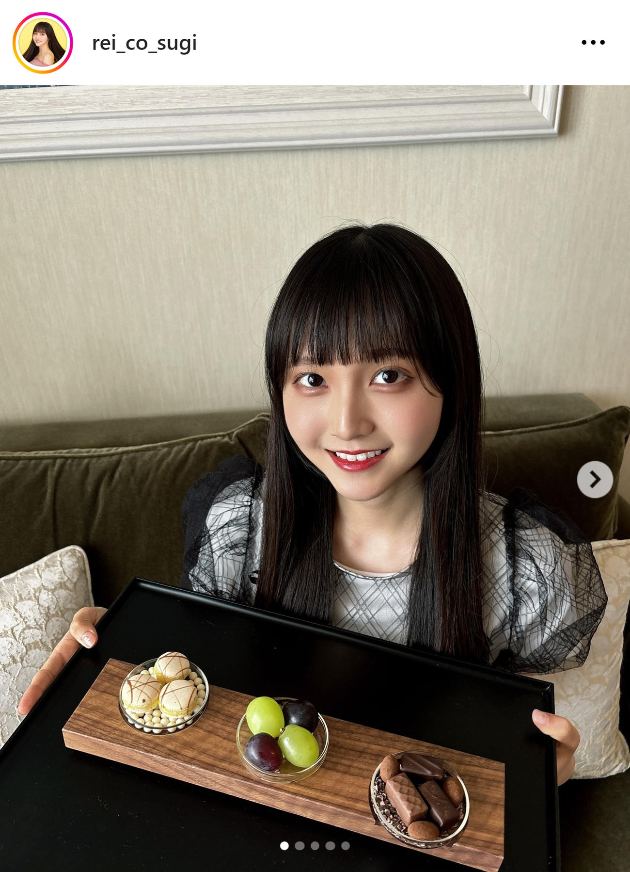 小杉怜子のインスタグラムから