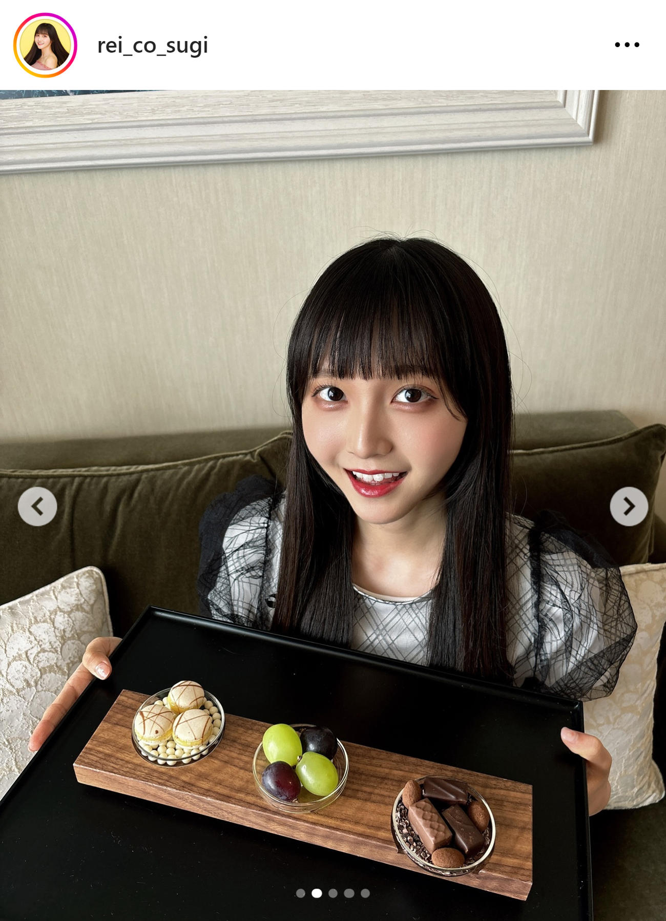 小杉怜子のインスタグラムから