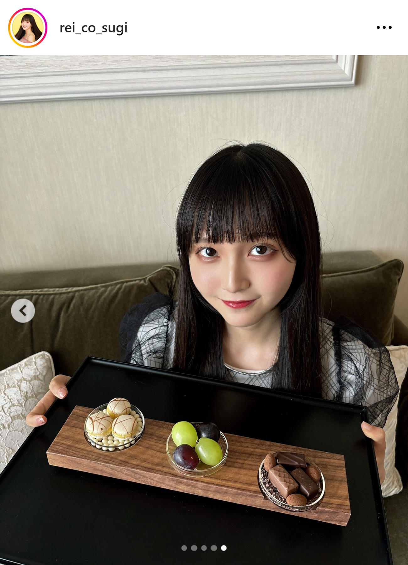 小杉怜子のインスタグラムから